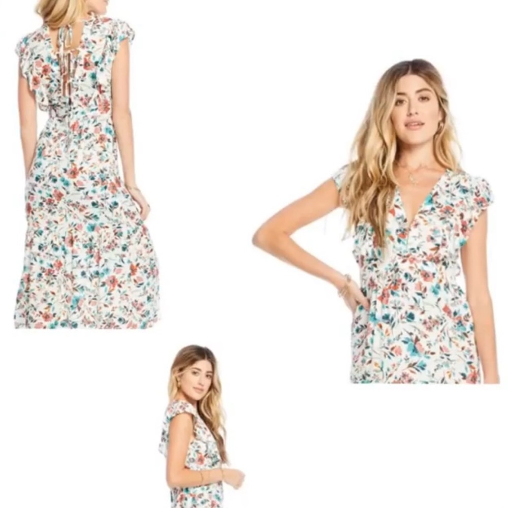 Deep Floral Summer Maxi